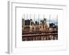 View of Brooklyn Bridge of the Watchtower Building-Philippe Hugonnard-Framed Art Print