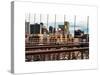 View of Brooklyn Bridge of the Watchtower Building-Philippe Hugonnard-Stretched Canvas