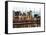 View of Brooklyn Bridge of the Watchtower Building-Philippe Hugonnard-Framed Stretched Canvas