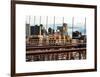 View of Brooklyn Bridge of the Watchtower Building-Philippe Hugonnard-Framed Art Print