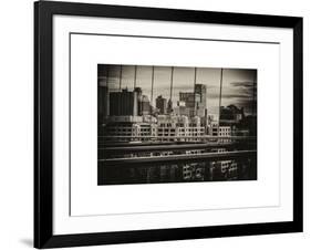 View of Brooklyn Bridge of the Watchtower Building-Philippe Hugonnard-Framed Art Print