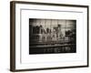 View of Brooklyn Bridge of the Watchtower Building-Philippe Hugonnard-Framed Art Print