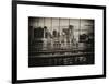 View of Brooklyn Bridge of the Watchtower Building-Philippe Hugonnard-Framed Art Print