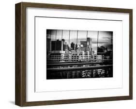 View of Brooklyn Bridge of the Watchtower Building-Philippe Hugonnard-Framed Art Print