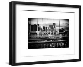 View of Brooklyn Bridge of the Watchtower Building-Philippe Hugonnard-Framed Art Print