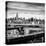 View of Brooklyn Bridge with the Empire State Buildings-Philippe Hugonnard-Stretched Canvas