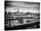 View of Brooklyn Bridge with the Empire State Buildings-Philippe Hugonnard-Stretched Canvas