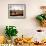 View of Brooklyn Bridge with the Empire State Buildings-Philippe Hugonnard-Framed Photographic Print displayed on a wall