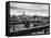 View of Brooklyn Bridge with the Empire State Buildings-Philippe Hugonnard-Framed Stretched Canvas