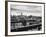 View of Brooklyn Bridge with the Empire State Buildings-Philippe Hugonnard-Framed Photographic Print