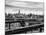 View of Brooklyn Bridge with the Empire State Buildings-Philippe Hugonnard-Mounted Photographic Print