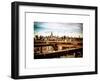 View of Brooklyn Bridge with the Empire State Buildings-Philippe Hugonnard-Framed Art Print