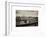 View of Brooklyn Bridge with the Empire State Buildings-Philippe Hugonnard-Framed Art Print