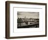 View of Brooklyn Bridge with the Empire State Buildings-Philippe Hugonnard-Framed Art Print