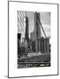 View of Brooklyn Bridge with the One World Trade Center (1WTC) and New York by Gehry Buildings-Philippe Hugonnard-Mounted Art Print