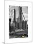 View of Brooklyn Bridge with the One World Trade Center (1WTC) and New York by Gehry Buildings-Philippe Hugonnard-Mounted Art Print