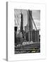 View of Brooklyn Bridge with the One World Trade Center (1WTC) and New York by Gehry Buildings-Philippe Hugonnard-Stretched Canvas