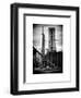 View of Brooklyn Bridge with the One World Trade Center (1WTC) and New York by Gehry Buildings-Philippe Hugonnard-Framed Art Print