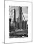 View of Brooklyn Bridge with the One World Trade Center (1WTC) and New York by Gehry Buildings-Philippe Hugonnard-Mounted Art Print