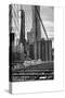 View of Brooklyn Bridge with the One World Trade Center (1WTC) and New York by Gehry Buildings-Philippe Hugonnard-Stretched Canvas