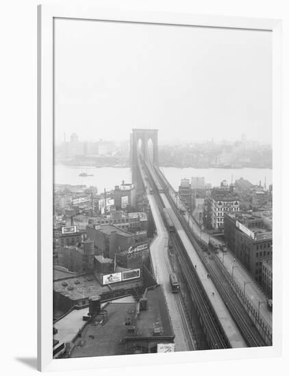 View of Brooklyn Bridge-null-Framed Photographic Print