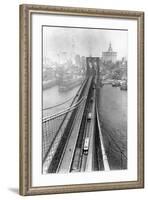 View of Brooklyn Bridge-null-Framed Photographic Print