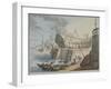 View of Brunswick Dock, 1806-Thomas Rowlandson-Framed Giclee Print