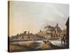 View of Bucarest Palace, 1810, Romania 19th Century Print-null-Stretched Canvas