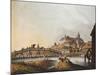 View of Bucarest Palace, 1810, Romania 19th Century Print-null-Mounted Giclee Print