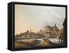 View of Bucarest Palace, 1810, Romania 19th Century Print-null-Framed Stretched Canvas