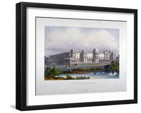 View of Buckingham Palace, Westminster, London, C1830-null-Framed Giclee Print