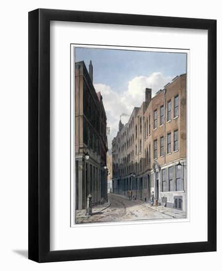 View of Bucklersbury, City of London, C1810-George Shepherd-Framed Giclee Print