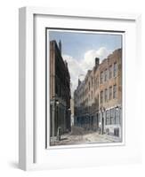 View of Bucklersbury, City of London, C1810-George Shepherd-Framed Giclee Print