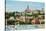 View of Buda Side of Budapest with the Buda Castle, St. Matthias and Fishermen's Bastion-mazzzur-Stretched Canvas