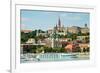 View of Buda Side of Budapest with the Buda Castle, St. Matthias and Fishermen's Bastion-mazzzur-Framed Photographic Print