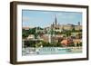 View of Buda Side of Budapest with the Buda Castle, St. Matthias and Fishermen's Bastion-mazzzur-Framed Photographic Print