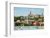 View of Buda Side of Budapest with the Buda Castle, St. Matthias and Fishermen's Bastion-mazzzur-Framed Photographic Print