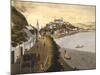 View of Buda with Danube River, Hungary 18th Century Print-null-Mounted Giclee Print