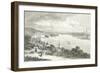 View of Buda with the Danube River, Hungary-null-Framed Giclee Print