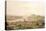 View of Budapest, Hungary 19th Century Print-null-Stretched Canvas