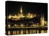 View of Budapest, Hungary at Night-Ron Rocz-Stretched Canvas