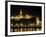 View of Budapest, Hungary at Night-Ron Rocz-Framed Photographic Print