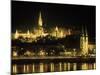 View of Budapest, Hungary at Night-Ron Rocz-Mounted Photographic Print