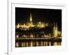 View of Budapest, Hungary at Night-Ron Rocz-Framed Photographic Print