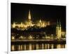 View of Budapest, Hungary at Night-Ron Rocz-Framed Photographic Print