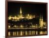 View of Budapest, Hungary at Night-Ron Rocz-Framed Photographic Print