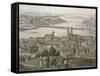 View of Budapest-null-Framed Stretched Canvas
