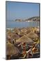 View of Budva Old Town and Beach, Budva Bay, Montenegro, Europe-Frank Fell-Mounted Photographic Print