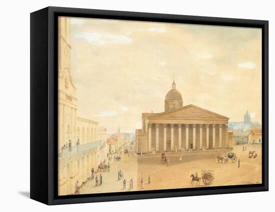 View of Buenos Aires, 1829-Caspar David Friedrich-Framed Stretched Canvas