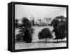 View of Building across from Fields, C1882-null-Framed Stretched Canvas